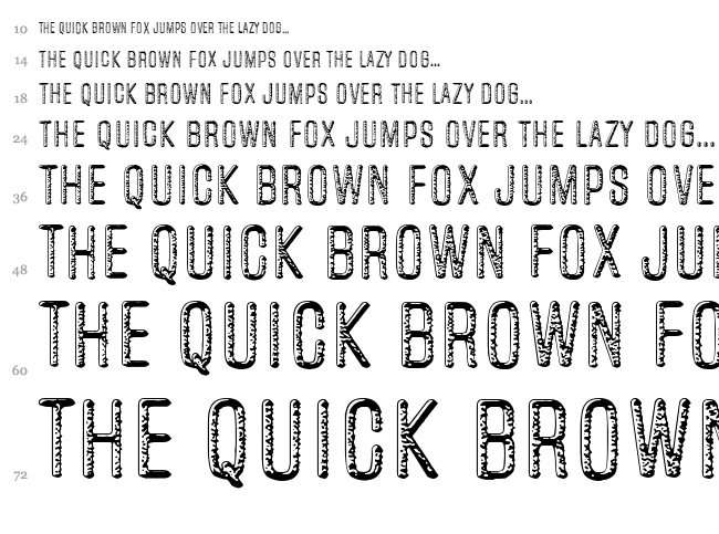 Unfinished Sympathy font waterfall